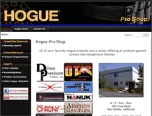 Tablet Screenshot of hogueproshop.com